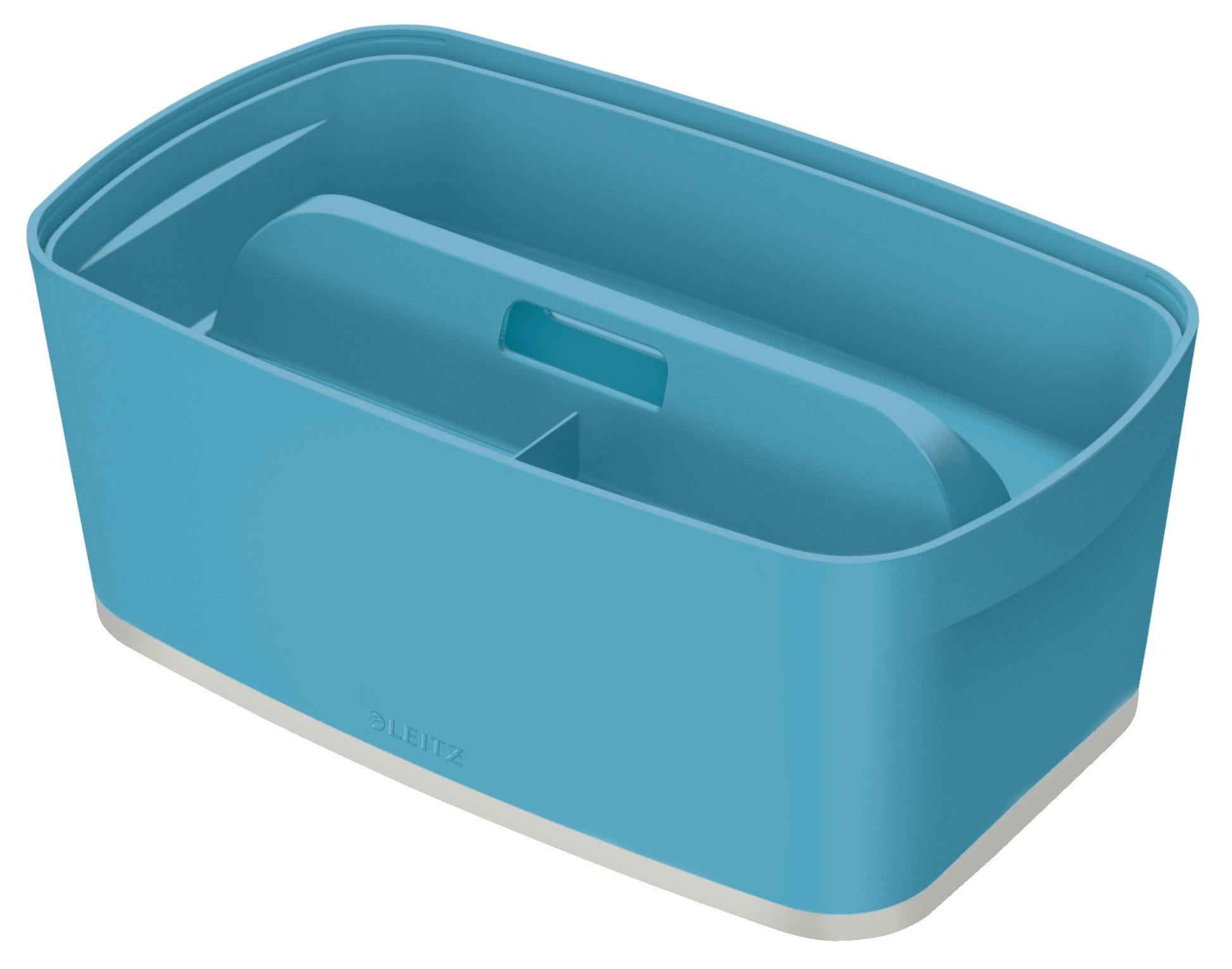 Leitz Aufbewahrungsbox – für A5, blau, Polystyrol (PS), B 307 × H 56 × T 181 mm, für My Box Cosy