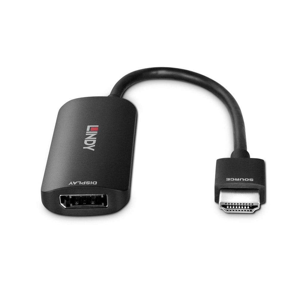 Lindy HDMI auf DisplayPort Adapter, DisplayPort 1.4, 8K@60 Hz