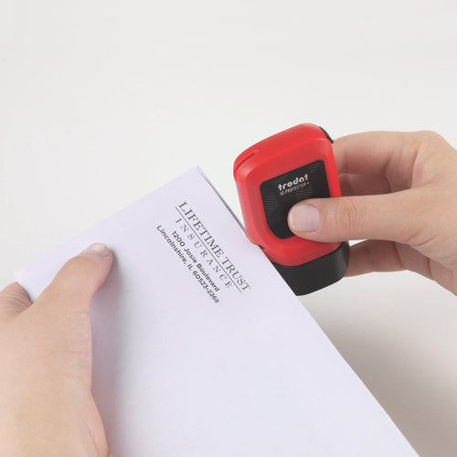 Trodat ID Protector – Tintenrollstempel (Datenmaskierer)