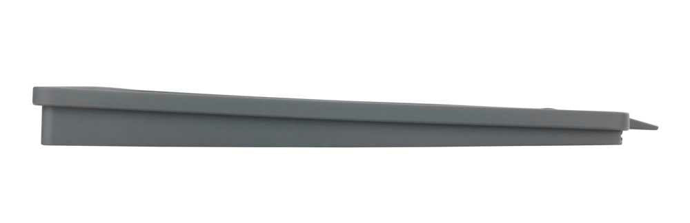 Wenko Abtropfmatte Nelia Maxi – Kunststoff – Grau – 34 × 3 × 40 cm
