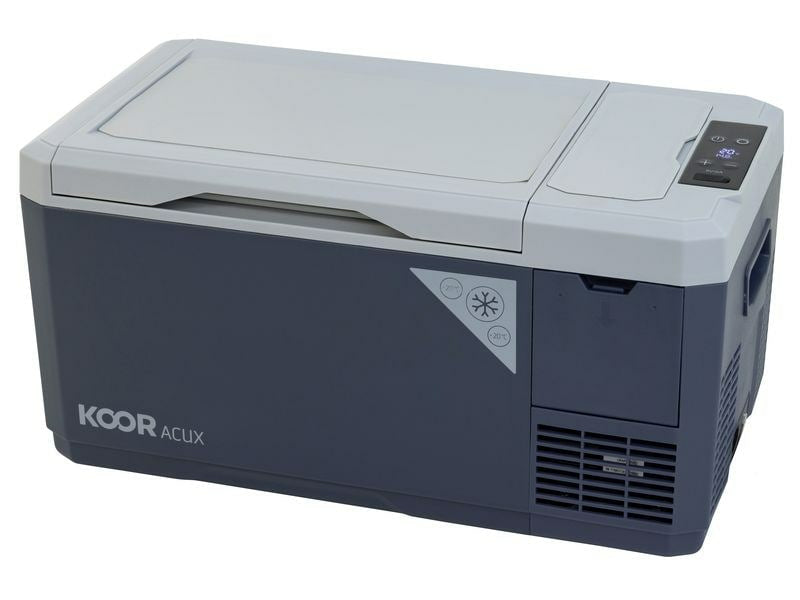 KOOR Kühlbox ACUX 18 – 18 l, 100/240 V, Kompressor, Energieeffizienzklasse D