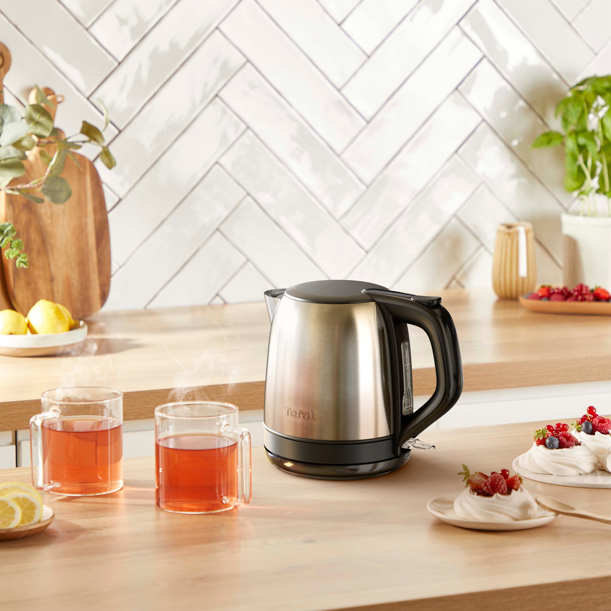 Tefal Subito Mini Wasserkocher – 1 l, Edelstahl, KO5S2DE0