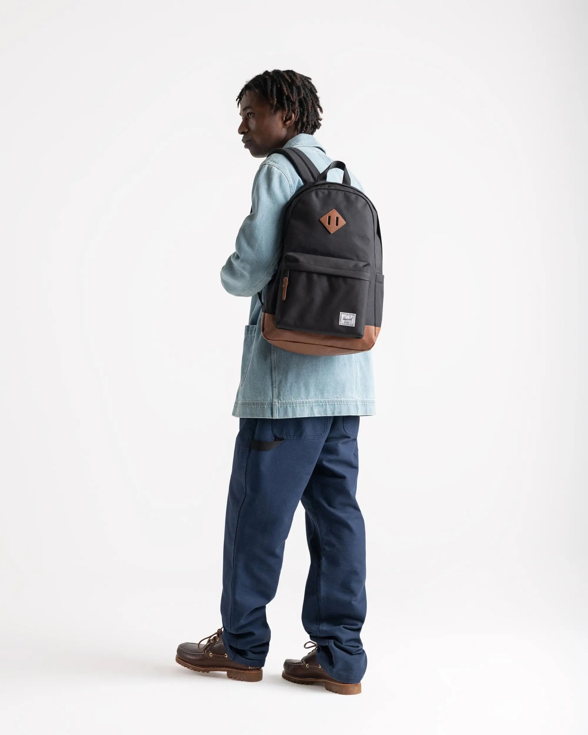 Herschel Heritage – Freizeit-Rucksack – 24 l, Recyceltes Material, Braun