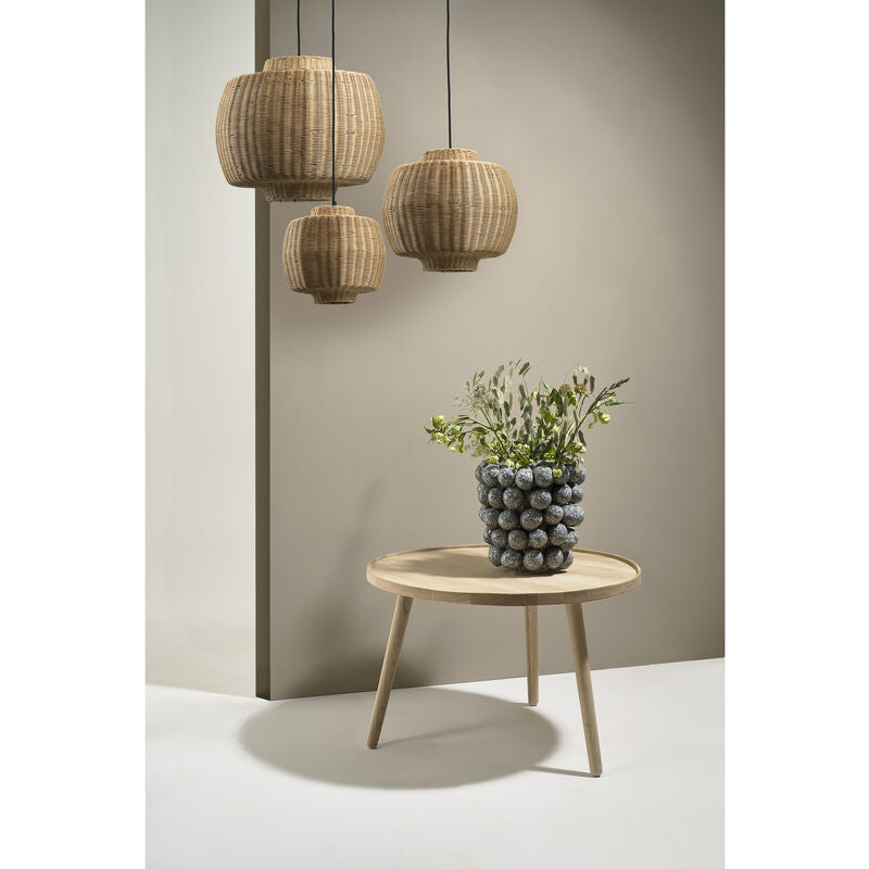 Villa Collection Pendelleuchte Vilna – E27, 40 W, Ø 40 cm, H 35 cm – Natur