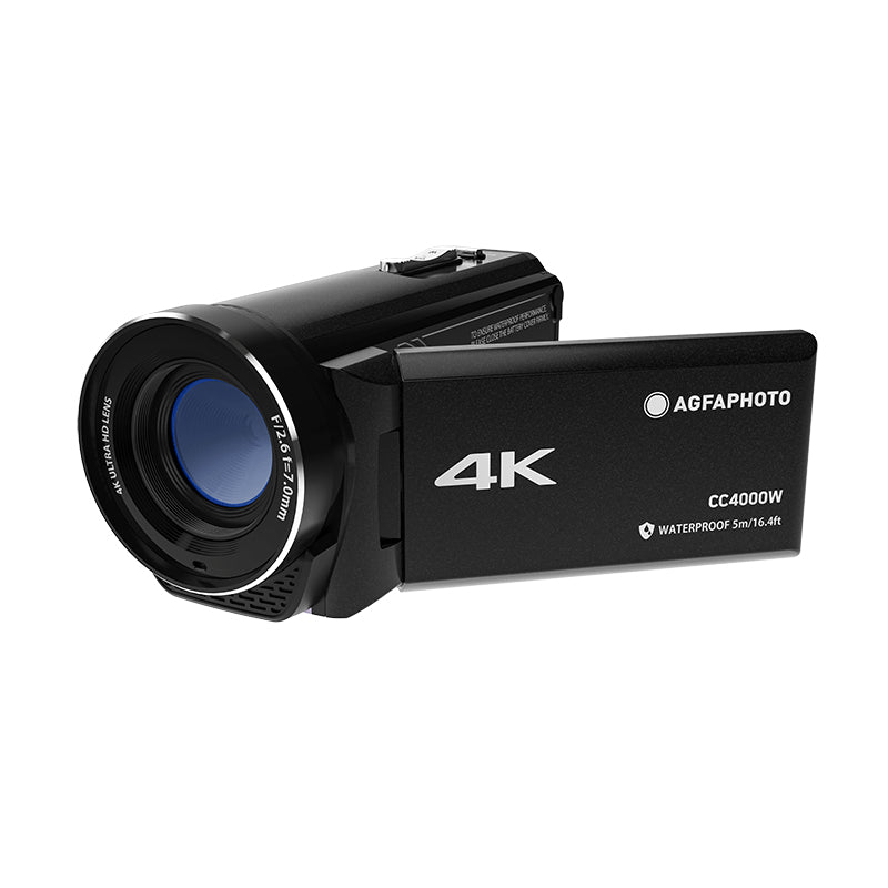 AgfaPhoto CC4000W – Camcorder, 4K, schwarz