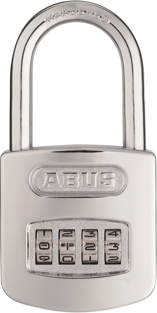 ABUS 160/50HB50 Mechanisches Vorhängeschloss – Stahl, Bügel 47×29 mm, Ø8 mm, Sicherheitsstufe 6, Aussen