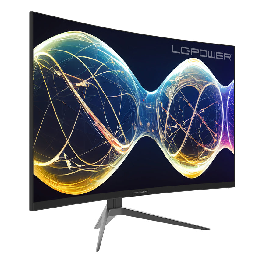 LC-Power LC-M27-FHD-165-C-V3 – Monitor, 27", VA, 165 Hz, 300 cd/m², Gebogen, VESA 100 × 100, Schwarz