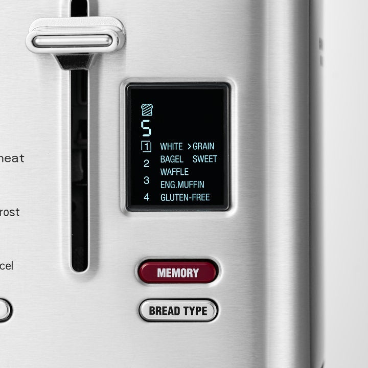 Solis Toaster Flex 8004 – 2 Toasts, 7 Bräunungsgrade, 950 W – silber/edelstahl