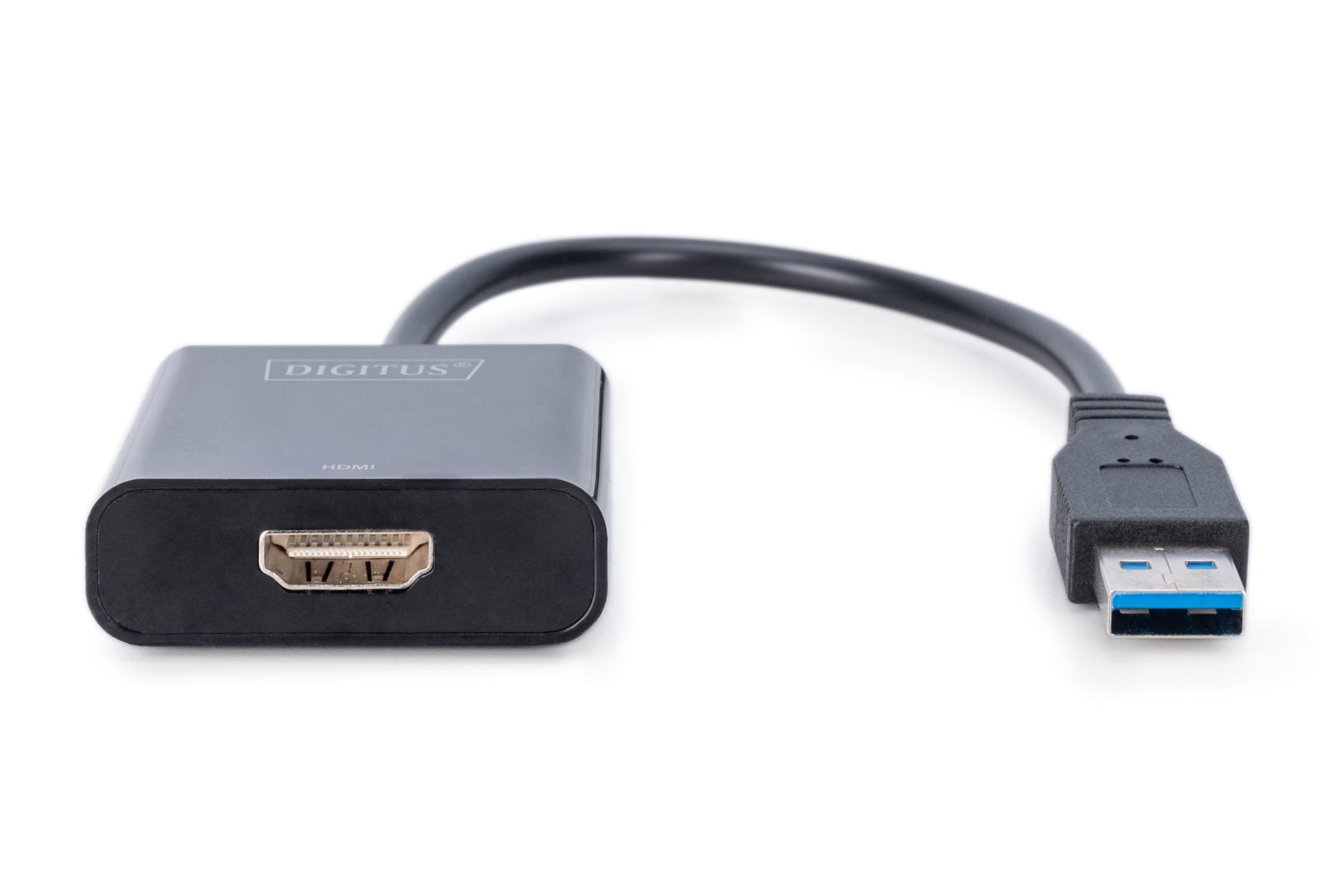 Digitus USB-A zu HDMI Adapter – 1920 × 1080, USB 3.2 Gen 1 (5 Gbit/s) – Schwarz