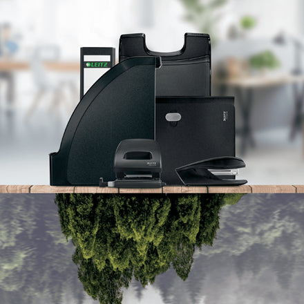 Leitz Recycle – Briefkorb für A4+, Polystyrol, Blau, Matt, 255 × 357 × 70 mm
