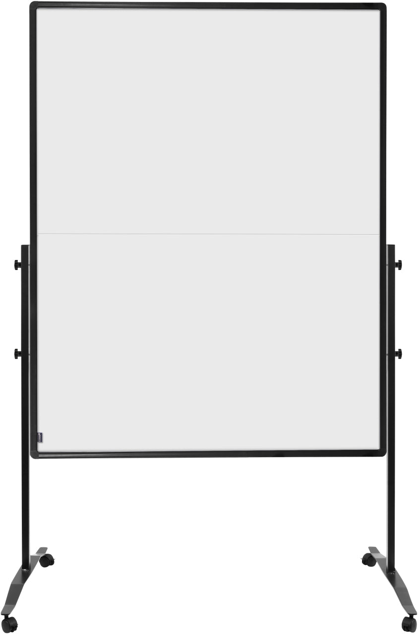 Legamaster Moderationswand Premium Plus – Papier/Karton, mit Rollen, doppelseitig – 120 × 150 cm – weiss