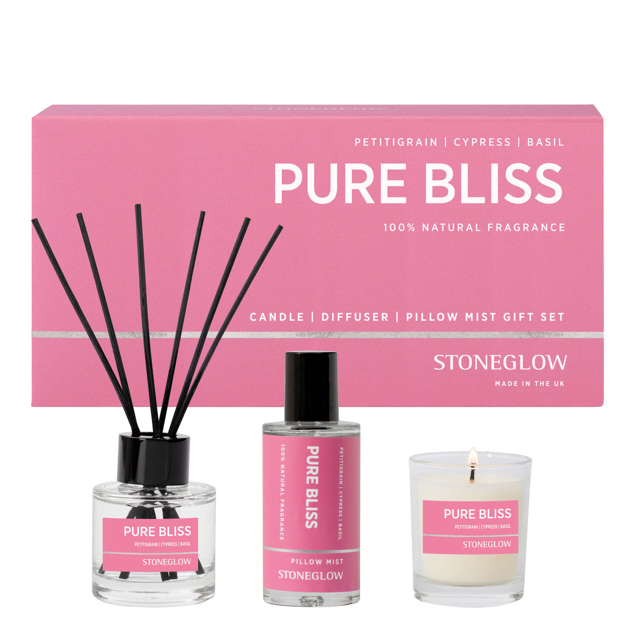 Stoneglow Geschenkset Pure Bliss Lavendel – 50 ml