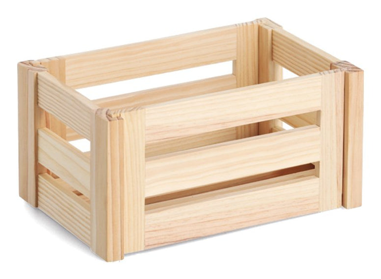 Zeller Present 13360 Aufbewahrungsbox (ohne Deckel) – Holz – Braun – mit Griff – 196 × 150 × 295 mm