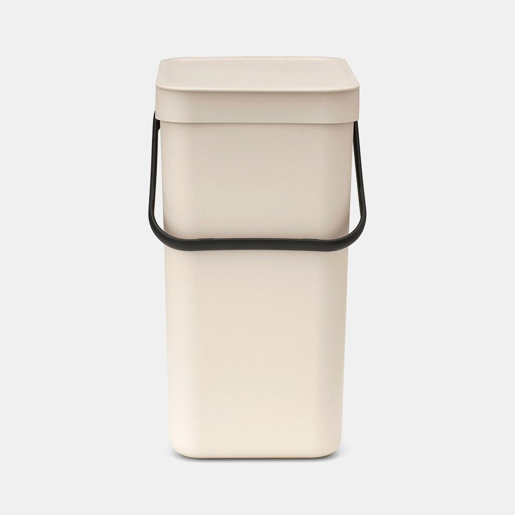 Brabantia Recyclingbox – 12 l – Kunststoff, rechteckig – Beige
