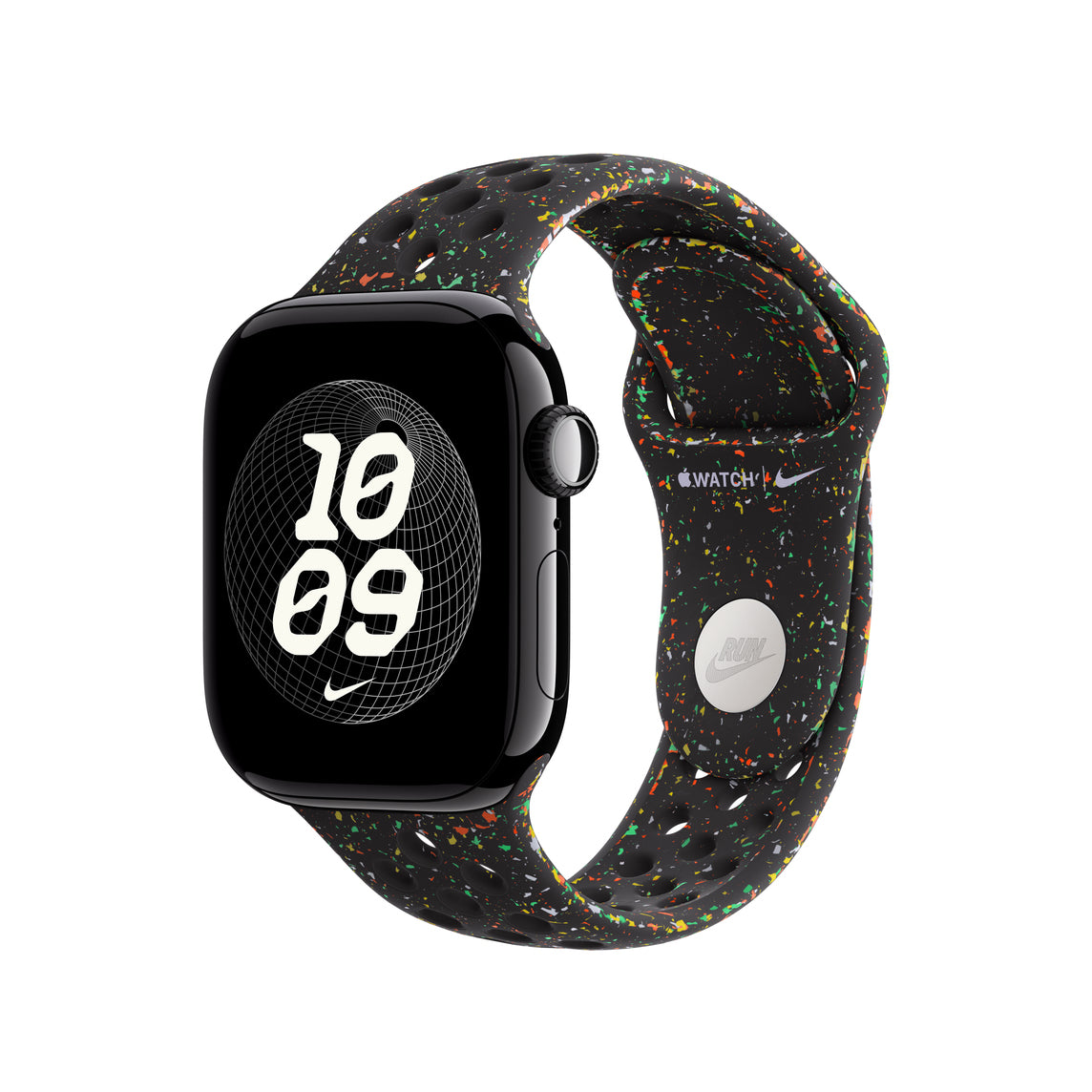 Apple Nike Sport Band – Armband – für Apple Watch 42 mm, Schwarz, S/M, Polymer