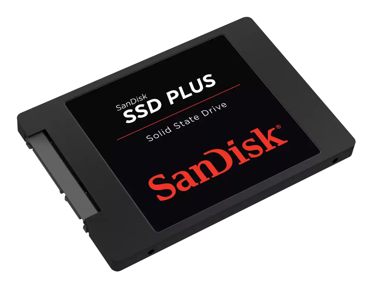 SanDisk SSD Plus 2 TB – 2,5" SATA III, 545 MB/s Lesen
