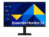Samsung S30Gd – Monitor, 24", 1920 × 1080 (Full HD), IPS, 100 Hz, 250 cd/m², VESA 100 × 100, Schwarz