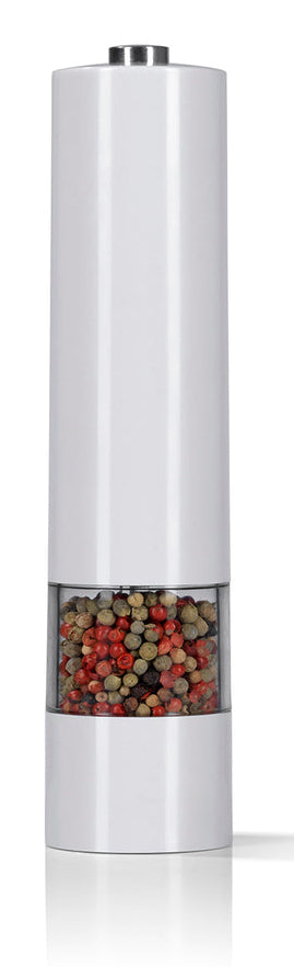 Gourmetmaxx Salz-/Pfeffermühle 22,4 cm, Acryl/ABS, Keramik, Schwarz/Weiss, 2-teilig