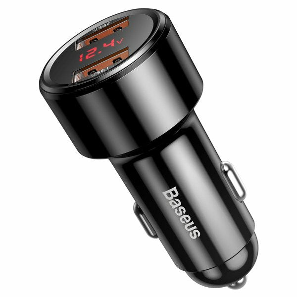 Baseus KFZ-Ladegerät – 45 W, 2× USB-A – für Zigarettenanzünder (12–24 V)