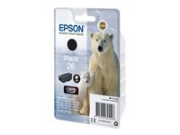 Epson Tintenpatrone T260140, Schwarz, 220 Seiten – für Tintenstrahldrucker/Multifunktionsgeräte