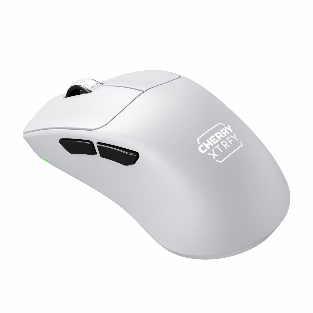 CHERRY XTRFY M64 Pro Wireless – Gaming-Maus – Kabellos (2,4 GHz), 26000 DPI, Schwarz, Weiss
