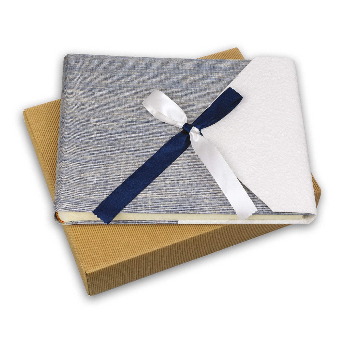 ZEP Gästebuch BUSTA – 60 Seiten – 300 × 240 mm – gebunden, Pergamentpapier, blau