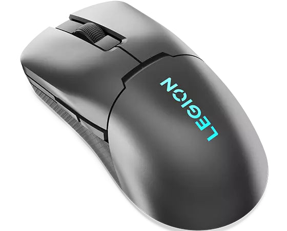 Lenovo M600S Gaming-Maus – kabellos, Bluetooth + 2,4 GHz, USB-C, 19'000 dpi, 6 Tasten, beidhändig, grau