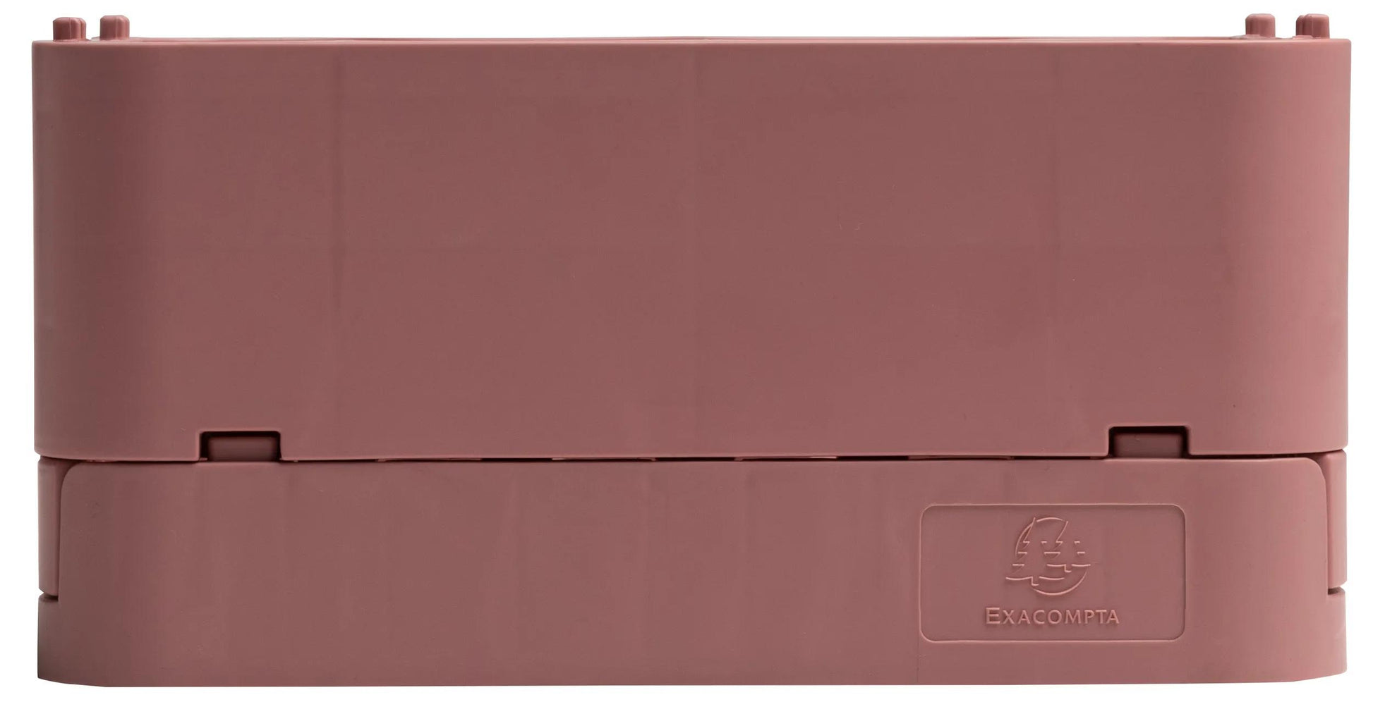 Exacompta Skandi Aufbewahrungsbox – für A6+, klappbar, altrosa, Polypropylen (PP), B 188 × H 95 × T 138 mm