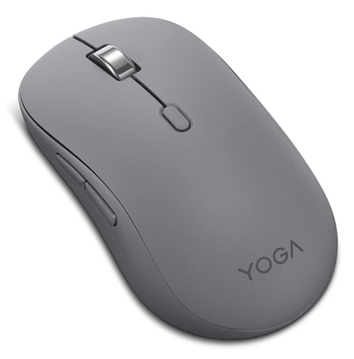 Lenovo Yoga Mouse Office – Maus – Kabellos (Bluetooth), 4000 DPI, beidhändig, Grau