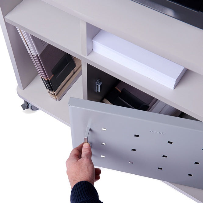 Rocada Schrank – Melamin, grau, 72 × 59 × 59 cm