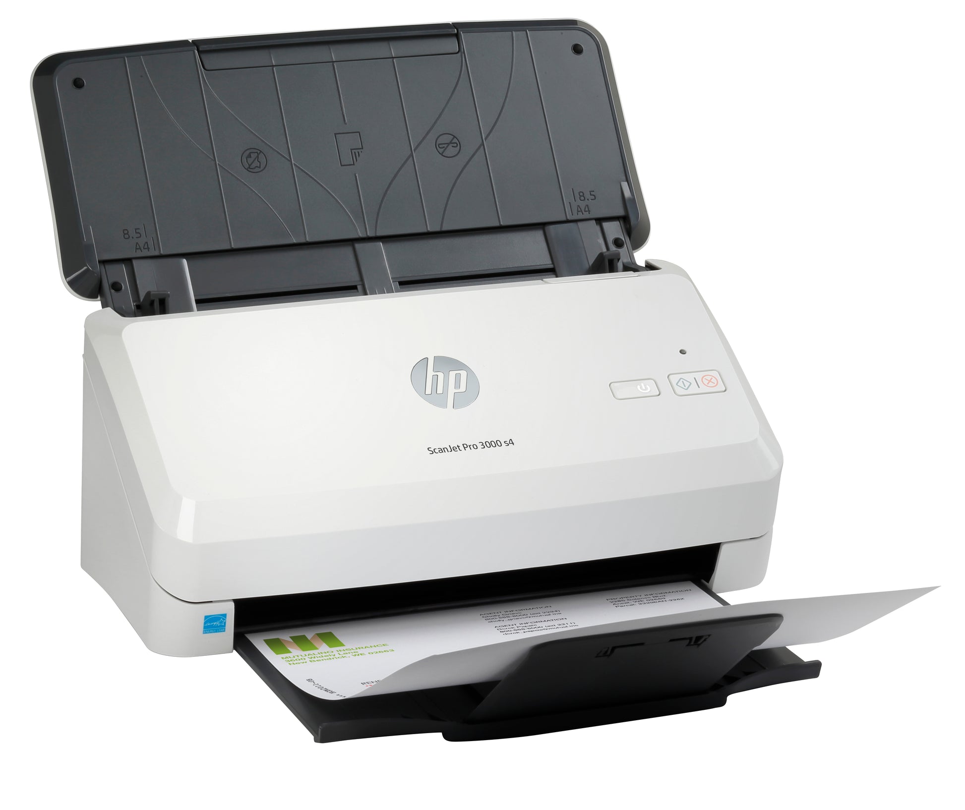HP ScanJet Pro 3000 s4 – Dokumentenscanner, A4, Duplex, 40 ppm, 600 dpi, ADF 50 Blatt, USB