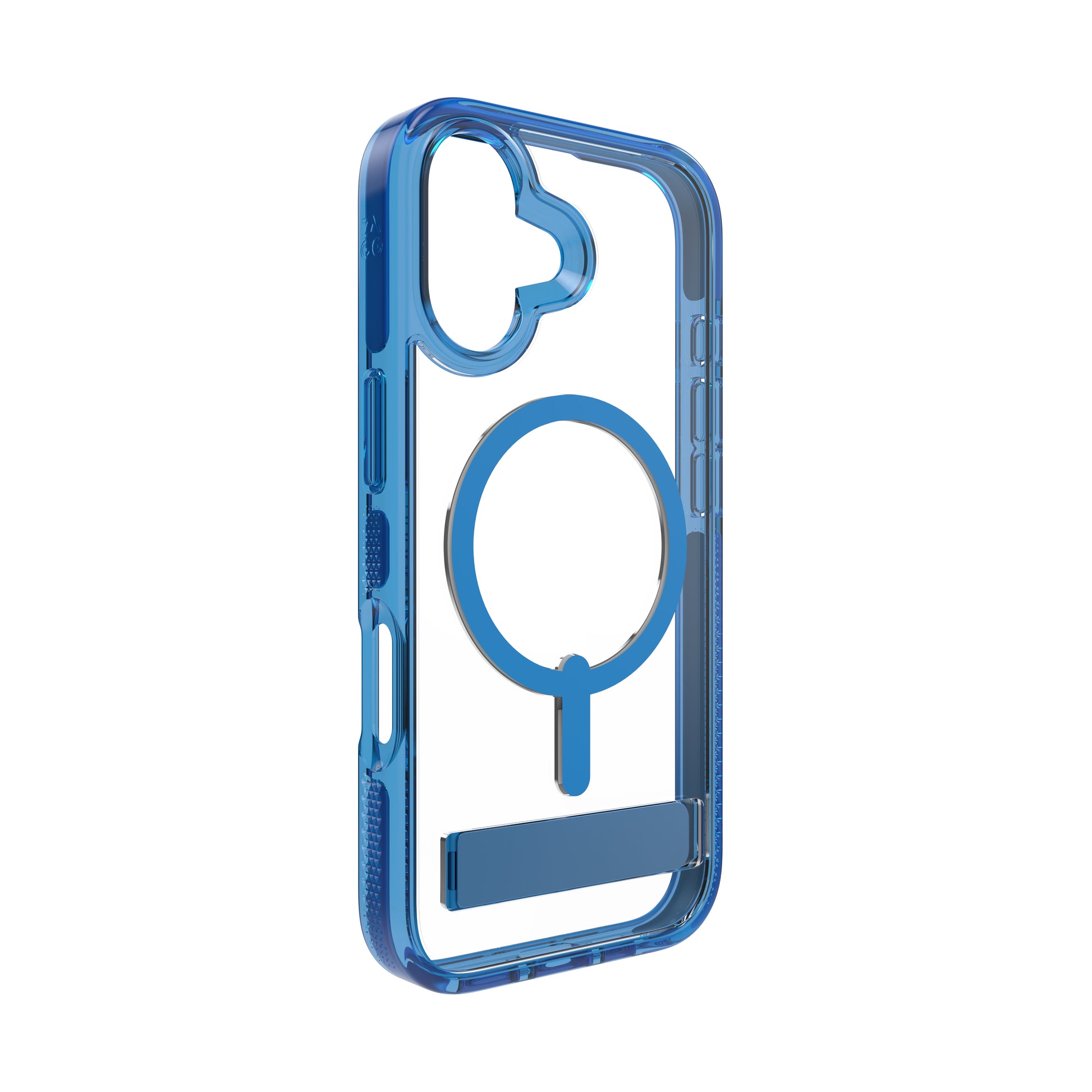 ZAGG Santa Cruz Snap – Backcover – für Apple iPhone 17, Graphen, blau/transparent, bis 4 m Sturzsicher
