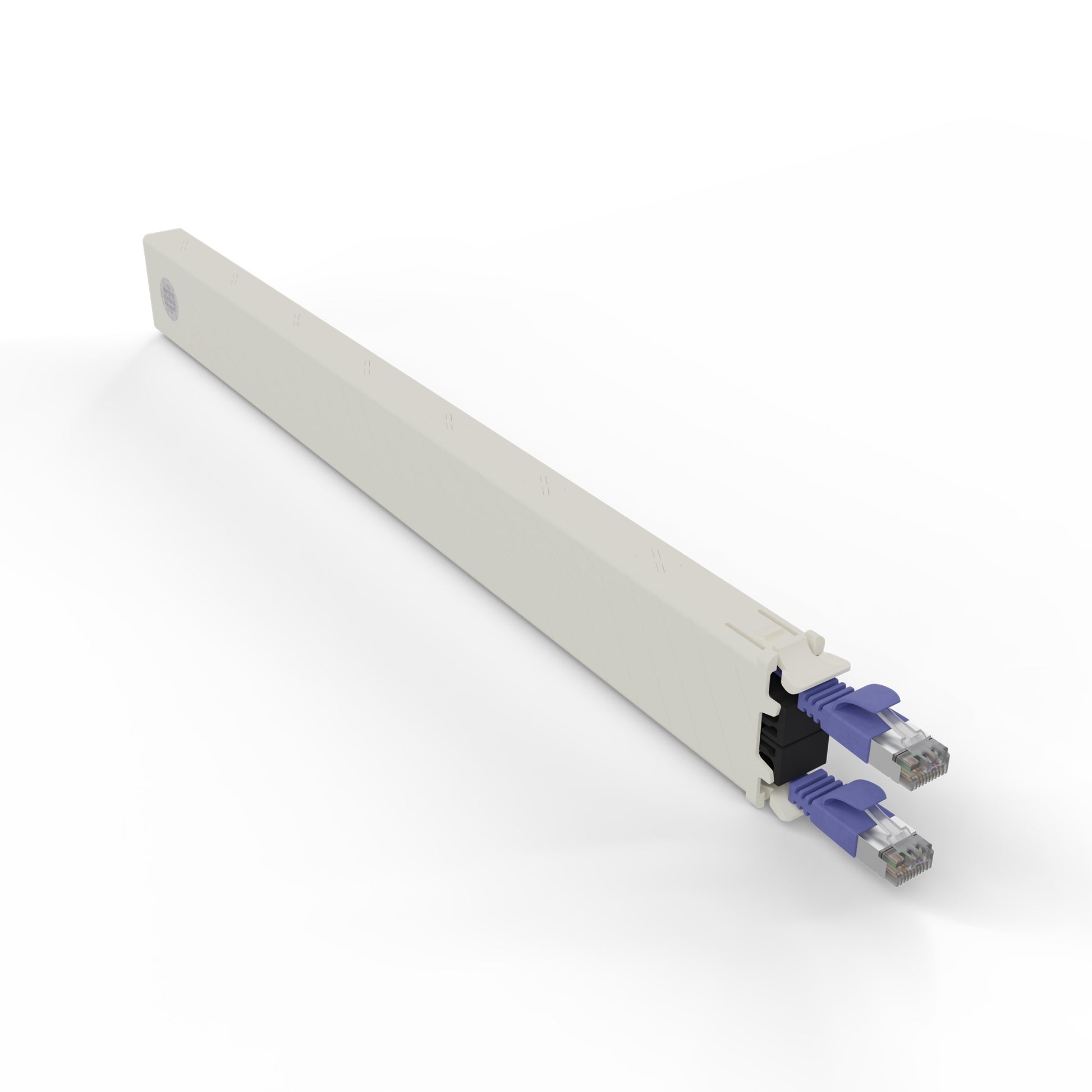 PATCHBOX Cassette 8RU Patchkabel – Cat6a U/FTP (STP), 0,8 m, Violett, RJ-45