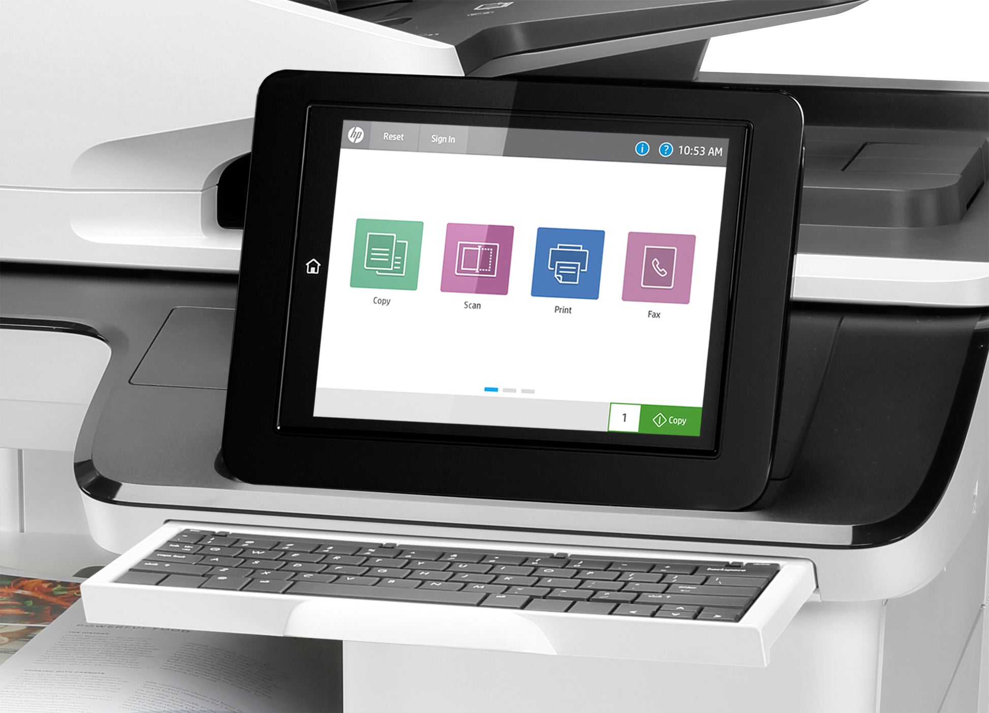 HP Color Laserjet Enterprise Flow MFP M776Z – Farbiger Laser-MFP, 4-in-1 – USB