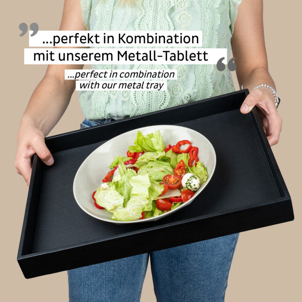 Silwy Frühstücksteller S0TE-1407-2-S – 2er Set, Ø 24 cm, H 3,7 cm, Kunststoff, Beige, stapelbar
