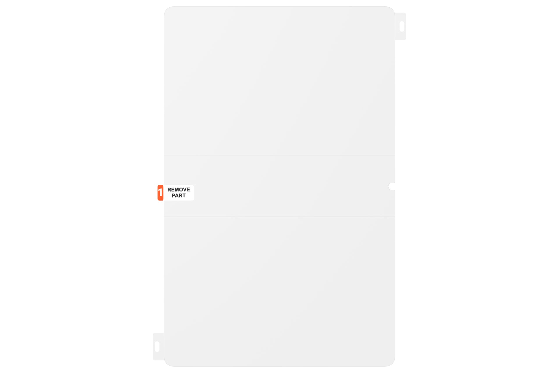 Samsung Panzerglas für Galaxy Tab S10 FE+ 14,3" – Anti-Glare, inkl. Reinigungs-Set