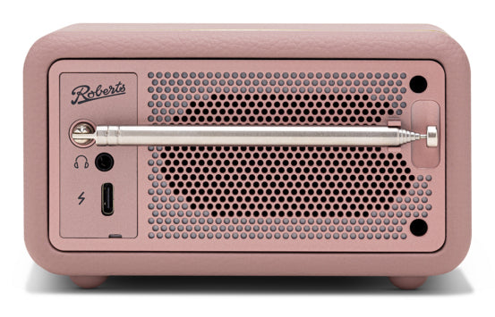 Roberts Radio Roberts Revival Petite 2 – DAB-/Internetradio – Tischradio – UKW, Bluetooth – Dunkelpink