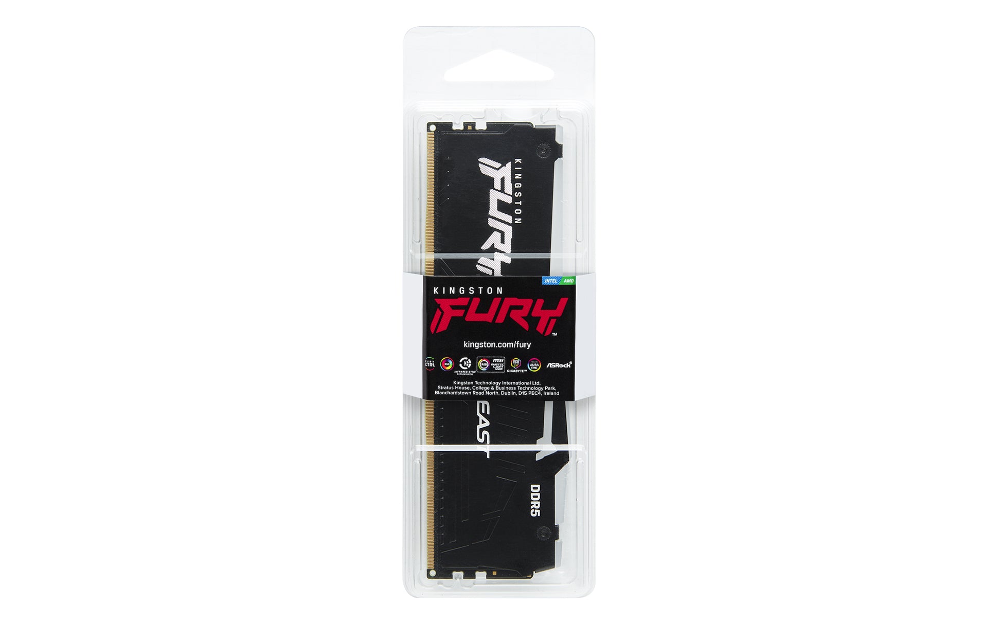 Kingston Technology Kingston FURY Beast – Arbeitsspeicher – 8 GB DDR5 5600 MT/s CL36, 288-Pin DIMM, RGB