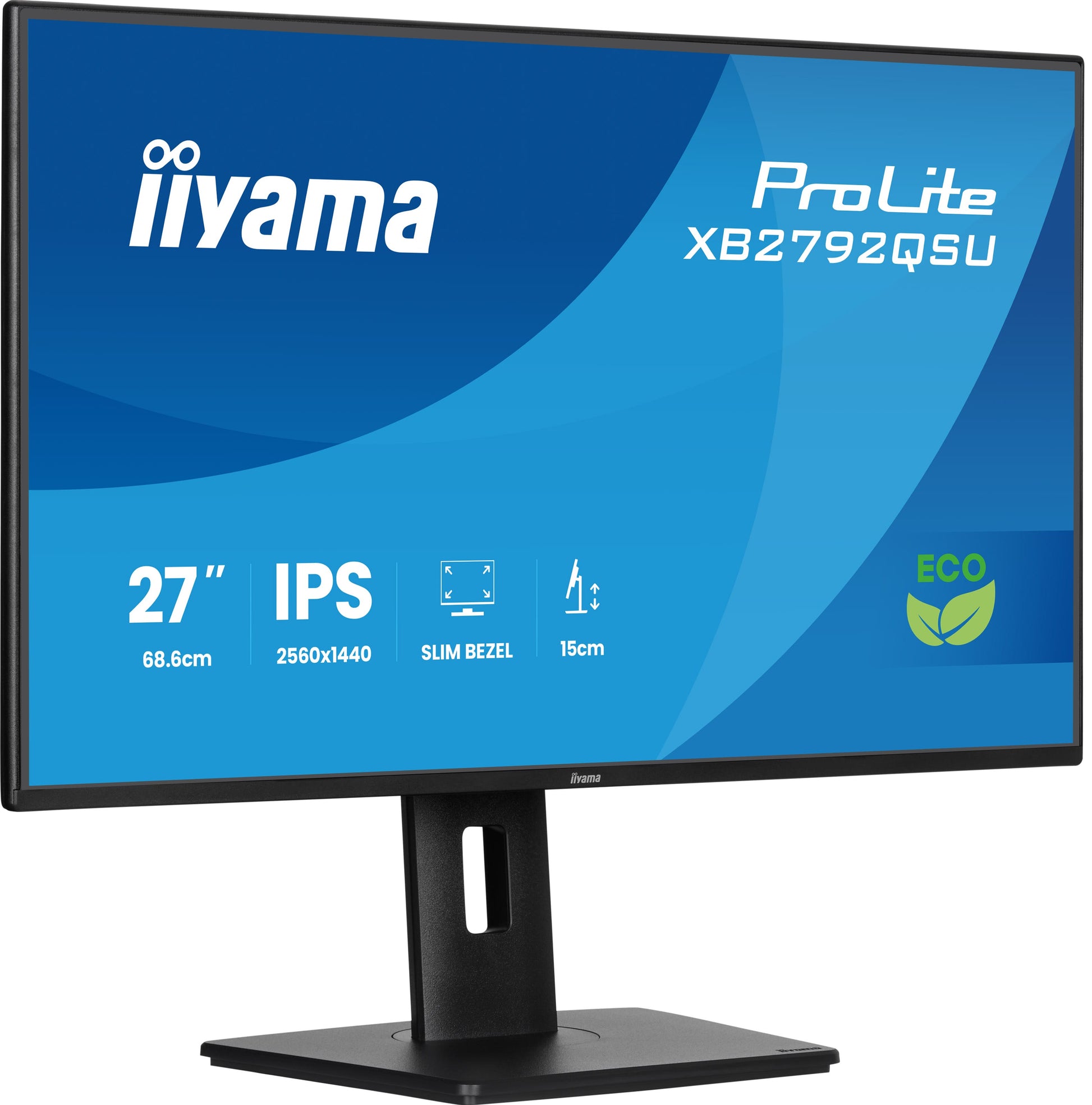iiyama XB2792QSU-B1 – Monitor, 24", IPS, 120 Hz, EyeSafe, EyeComfort