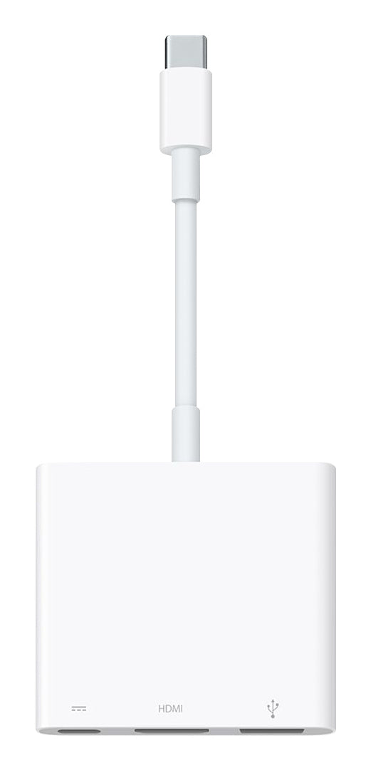 Apple USB-C Multiport-Adapter – HDMI + USB-A + USB-C, USB 3.2 Gen 1, 3840×2160, für iPhone/iPad/Mac