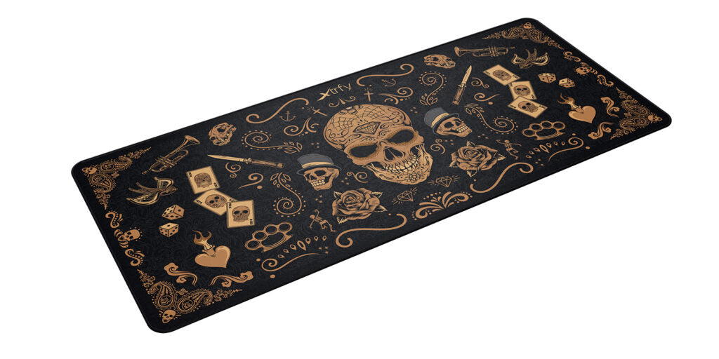 CHERRY XTRFY GP5 CALAVERA XL – Gaming-Mauspad – 920 × 400 mm, Tuch & Gummi, Mehrfarbig