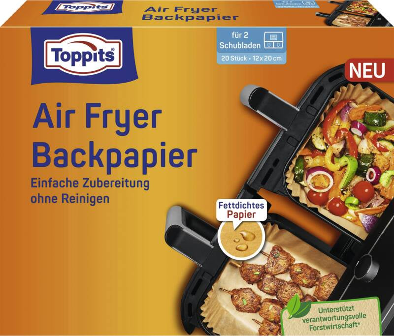 Toppits Backpapier 12 × 20 cm, 20 Stk., braun