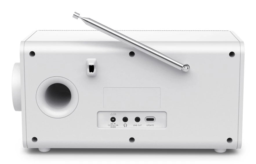 Hama DR1001 – Radiowecker DAB+/UKW, Bluetooth 5.0 – Weiss