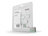 Lindy 10 USB Locks Zubehörtasche – Grün