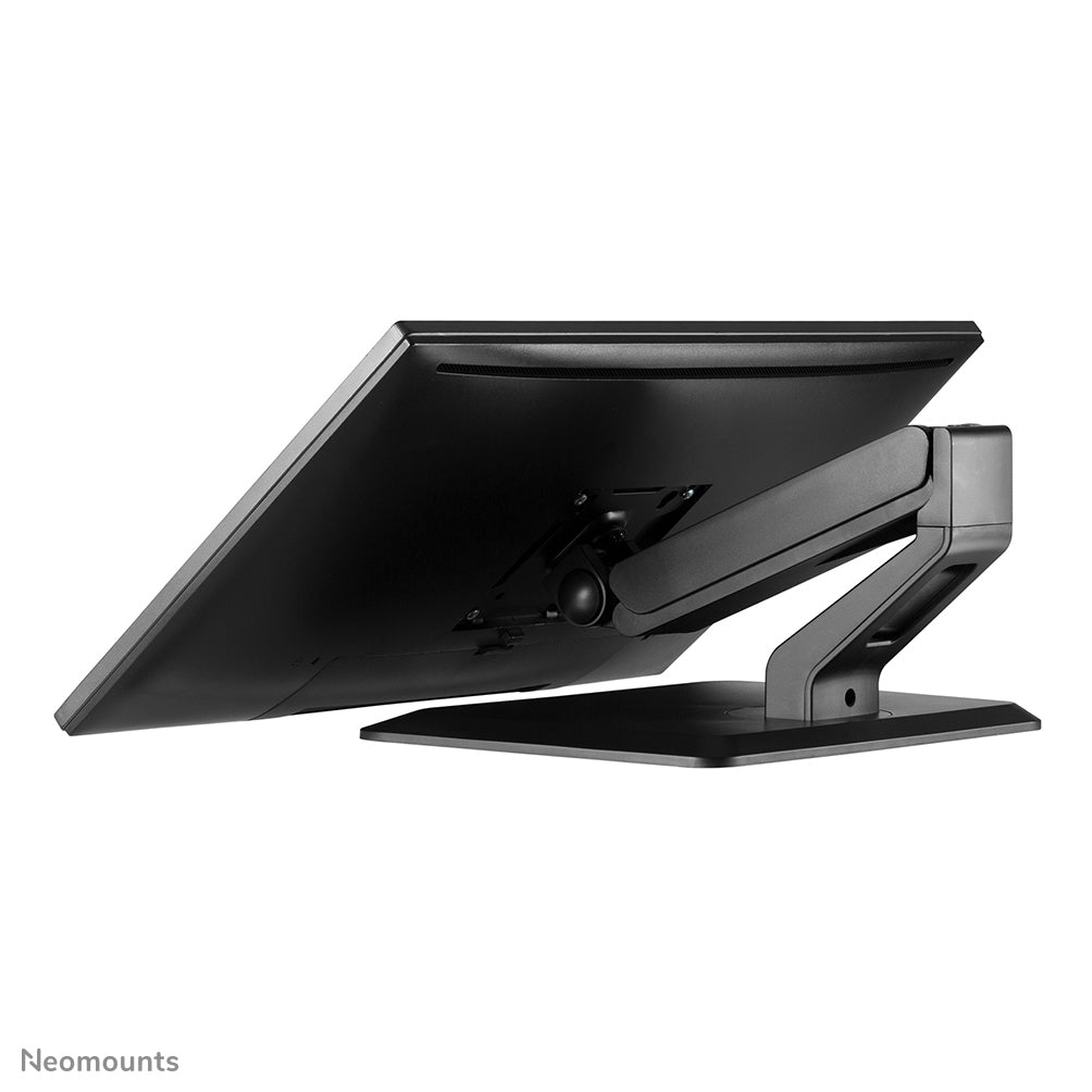 Neomounts FPMA D885BLACK – Tischhalterung, bis 32", VESA 75 × 75 mm, 10 kg, neigbar, schwarz