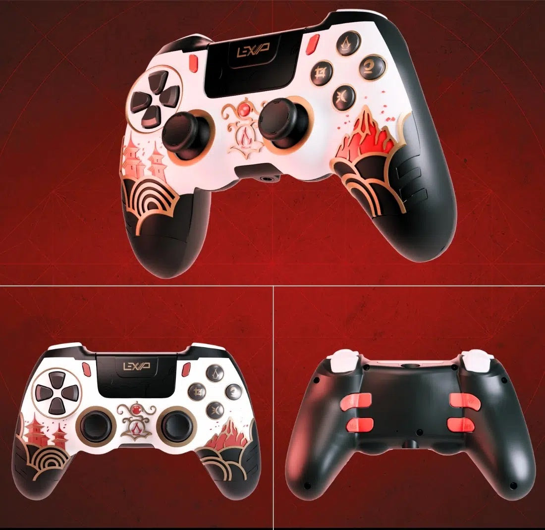 Lexip Assassin – Gamepad – USB + RF + Bluetooth, Touchpad, für Android, Nintendo Switch, PC & mehr
