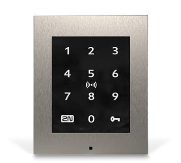 2N Access Unit 2.0 Touch – 108×45×131 mm, schwarz, IP54