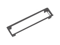 Bachmann POWER FRAME Einbaurahmen, 369×73×73 mm – schwarz