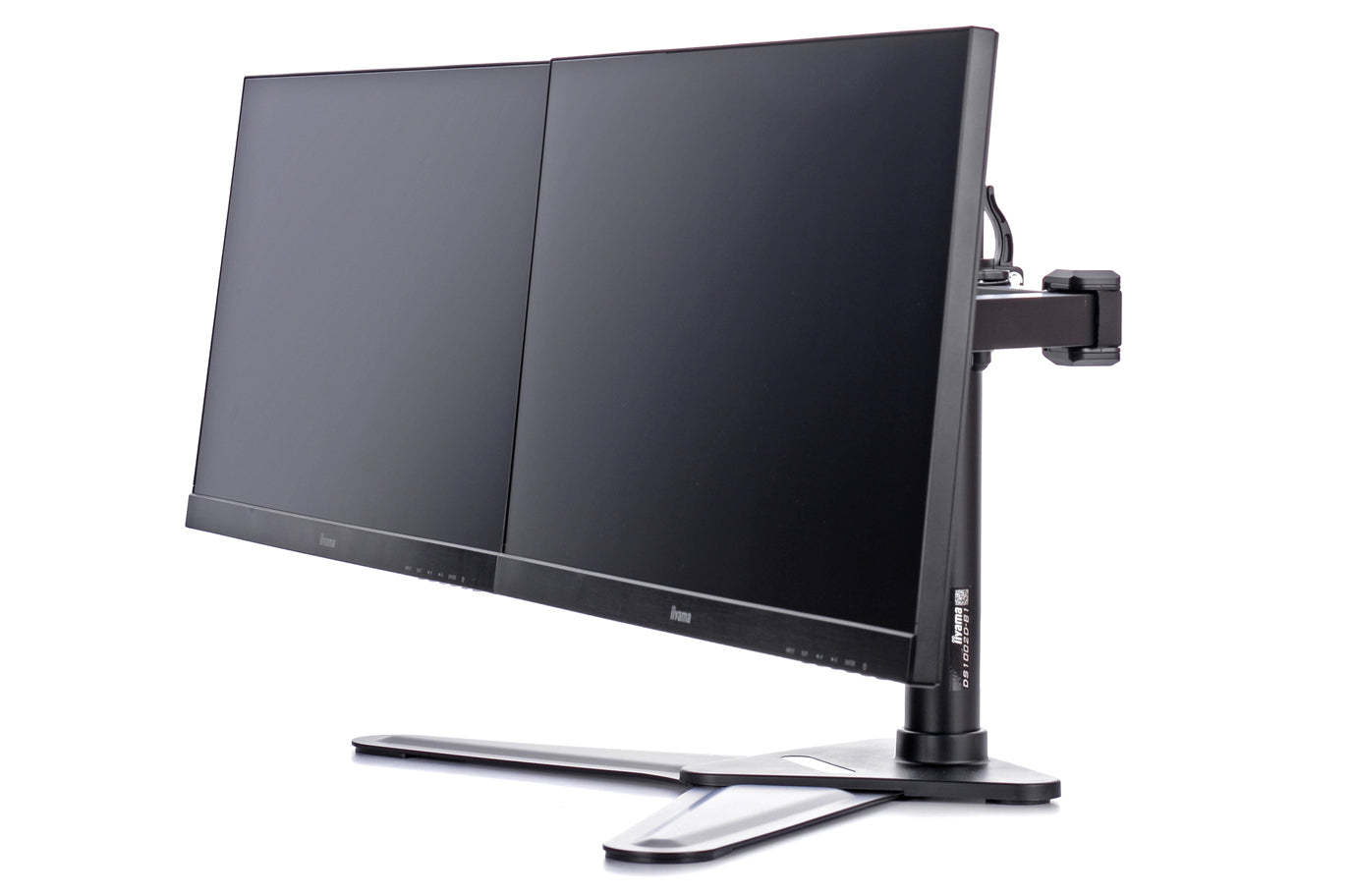 iiyama Monitorarm, Dual, Standfuss, bis 30", VESA 100 × 100 mm, 10 kg