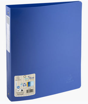 Exacompta Ringbuch – 4-Ring Ø 30 mm – für A4 – Rückenbreite 4 cm – Marineblau